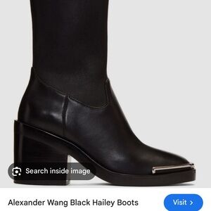 Alexander Wang boots (Hailey Stretch Nappa Boots)
